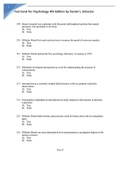 Daniel Schater - Test Bank - Psychology 4th Ed. by Daniel Schater (2016) 