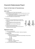 DHV2 (Diagnostische- en Handvaardigheden jaar 2) Overzicht Stationstoets Paard