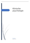 Samenvatting Klinische psychologie 2: diagnostiek en therapie