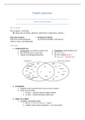 Samenvatting  Engels Grammatica 1