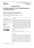 Pathophysiology of Graves’ Ophthalmopathy: A Literature Review