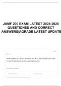 JAMF 200 EXAM LATEST 2024-2025 QUESTIONSS AND CORRECT ANSWERS|AGRADE LATEST UPDATE