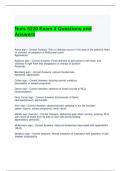 Nurs 5220 Exam 2 Questions and Answers -Graded A