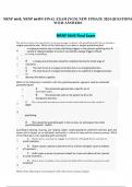 NRNP 6645, NRNP 6645N FINAL EXAM [NGN] NEW UPDATE 2024 QUESTIONS WITH ANSWERS