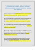 FL CAM FINAL EXAM ACTUAL  COMPLETE   110 QUESTIONS AND CORRECT DETAILED ANSWERS (VERIFIED ANSWERS) |ALREADY GRADED A+||BRAND NEW VERSION!!.