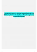 Test Bank for Lewis Medical Surgical Nursing 12th Edition by Mariann M. Harding, Jeffrey Kwong, Debra Hagler All Chapters Covered (Chapters 1 to 69) Correct Answers with Rationale | Graded A+