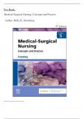 Test Bank -  Medical-Surgical Nursing: Concepts and Practice, 5th Edition ( Holly K. Stromberg, 2024) All Chapters 1-49|| Newest Edition 