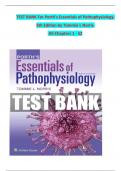 Porth's Essentials of Pathophysiology, 5th Edition TEST BANK by Norris, ISBN: 9781975107192 , All 52 Chapters Covered, Verified Latest Edition