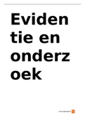 samenvatting evidentie en onderzoek