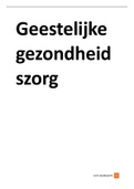 samenvatting geestelijke gezondheidszorg 