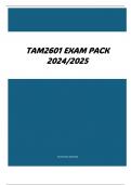 TAM2601 EXAM PACK 2024/2025