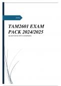 TAM2601 EXAM PACK 2024/2025