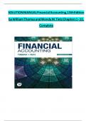 SOLUTION MANUAL Financial Accounting,13th Edition by William Thomas and Wendy M.Tietz Chapters 1 - 12, Complete