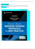 Test Bank- Evidence-Based Geriatric Nursing Protocols for Best Practice 7th Edition ( Marie Boltz ) All Chapters || Newest Edition 