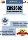 ECS2602 October/November Exam 2024