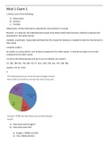 MATH 110: Introduction to Statistics - Portage Learning All exam 1 to 10 