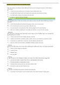 LIBERTY UNIVERSITY HIEU 201 CHAPTER 13 QUIZ(VERIFIED)