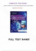 Test Bank - Huether and McCances Understanding Pathophysiology, Canadian Edition, 2nd Edition (Power-Kean, 2023), Chapter 1-42 | All Chapters