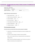 NutritionRasmussen Proctored Exam ATI Remediation Form