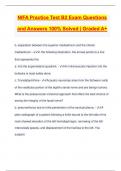 NIFA Practice Test B2 Exam Questions and Answers 100% Solved | Graded A+