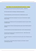 CH 19 CARDIAC CYCLE HW QUIZ EXAM REVIEW 2024-2025 A+ GRADED