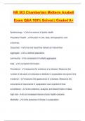 NR 503 Chamberlain Midterm Anabell Exam Q&A 100% Solved | Graded A+