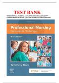 TEST BANK PROFESSIONAL NURSING: CONCEPTS AND CHALLENGES 9TH EDITION BY BETH BLACK   ||ALL CHAPTERS COVERED||2024/2025