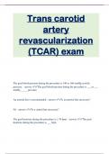 Trans carotid artery revascularization (TCAR) exam