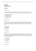 Psyc 300 midterm Exam week 4 Questions and Answers