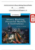 SOLUTION MANUAL for Money, Banking, Financial Markets & Institutions 2nd Edition  by Brandl Michael, All Chapters 1 - 24