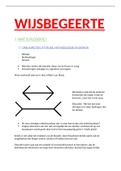 Samenvatting Wijsbegeerte handboek, ISBN: 9789463371797  Wijsbegeerte