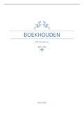 Samenvatting BOEKHOUDEN - GEBOUWENBEHEER + oefeningen 2021-2022