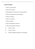 CHEMICAL BONDING STUDY GUIDE