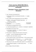 Exam (elaborations) Econ 1120  Microeconomic Analysis MCQs with solutions 