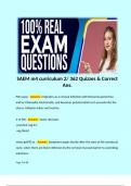 SAEM m4 curriculum 2/ 362 Quizzes & Correct Ans. 