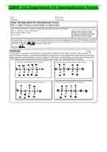 CHEM  162 Experiment #3: Intermolecular Forces (Complete solution)