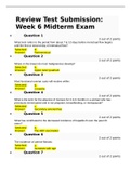 NURS 6551 Midterm Exam 2022