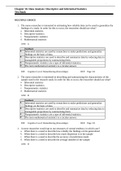 Chapter 16: Data Analysis: Descriptive and Inferential Statistics Test Bank