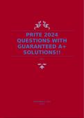 PRITE 2024 QUESTIONS WITH GUARANTEED A+ SOLUTIONS!!