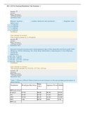 BIO 124 Pre-Nursing Readiness Test Anatomy 1 Answers