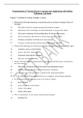 Test Bank Fundamentals of Nursing - The Art and Science of Nursing Care 7th edition Taylor (all chapters_deeply elaborated) | Test Bank For Fundamentals Of Nursing: The Art And Science Of Nursing Care Seventh, North American Edition Edition (questions,ans