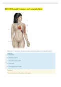 BIO 124 Lymph Transport and Immunity Quiz/Answers