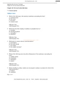 OpenStax Microbiology Test Bank Chapter 26: Nervous System Infections GRADED A+