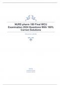 NURS pharm 180 Final WCU Examination 2024 Questions With 100- Correct Solutions.pdf