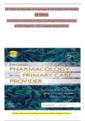 TEST BANK For Edmunds' Pharmacology for the Primary Care Provider, 5th Edition by Constance Visovsky, Verified Chapters 1 - 73, Complete Newest Version