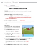 Gizmos Student Exploration: Pond Ecosystem Answer Key