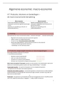 Volledige en overzichtelijke samenvatting Algemene Economie: Macro-economie