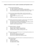 Chapter 8. Economic Growth I, Capital Accumulation and Population Growth