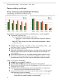 Samenvatting van Sociologie - een Hedendaagse Inleiding (UGent) 