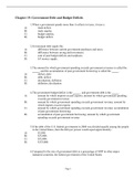 Chapter 19. Government Debt and Budget Deficits